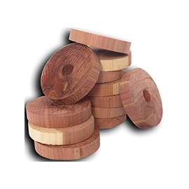 Household Essentials Cedar Fresh 14306 Solid Cedar Ring