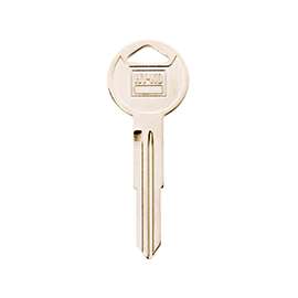 Hy-Ko 11010HD104 Key Blank, Brass, Nickel Plated