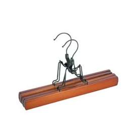 Merrick C68210-WD Skirt/Slack Hanger, 11 in OAL, 1-3/4 in OAW, Wood