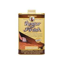 HOWARD RF3016 Wood Restorer, Golden Oak, 16 oz Can