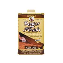 HOWARD RF7016 Wood Restorer, Dark Oak, 16 oz Can