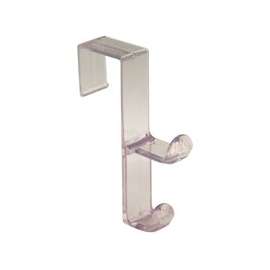 iDESIGN 16100 Door Hook, 2-Hook, Plastic