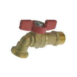 B & K 103-023 Heavy-Duty Hose Bibb, 1/2 x 3/4 in MPT x Male Hose, PTFE Softgoods