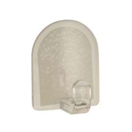 iDESIGN 14800 Hook, Self Adhesive, Plastic, Clear