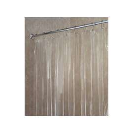 iDESIGN 14551 Shower Curtain/Liner, 72 in L, 72 in W, EVA/Vinyl, Clear