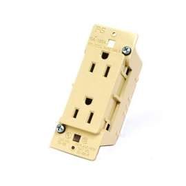 American Hardware E-102C Receptacle, 15 A, 125 V, 2-Pole