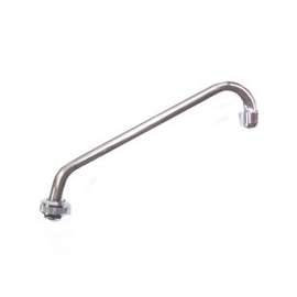 US Hardware P-033AB Tubular Faucet Spout, Brass, Chrome