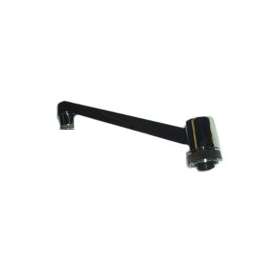 US Hardware P-034C Decorative Kitchen Faucet Spout, Plastic, Chrome