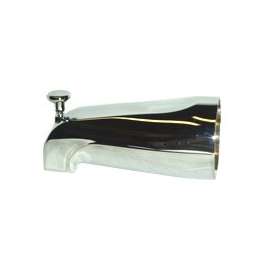 US Hardware P-037B Bathtub Spout with Diverter, Metal, Chrome