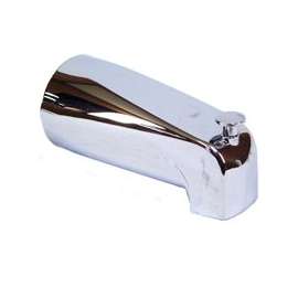 US Hardware P-522C Bathtub Spout with Diverter, Plastic, Chrome