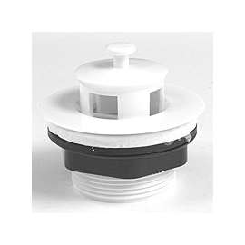 US Hardware P-1357C Bathtub Stopper, Plastic, White