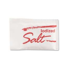 Salt Packets, .75 Grams, 1000 Packets/Box, 3 Boxes/Carton