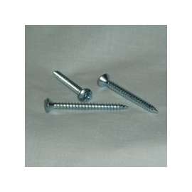 US Hardware S-938D Rosette Screw, Steel, Zinc, 100 Bag