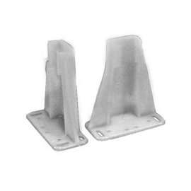 US Hardware WP-1006C Adjustable Drawer Socket, Plastic, 2 Carded