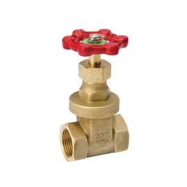 B & K ProLine 100-002NL Gate Valve, 3/8 in FPT, Brass