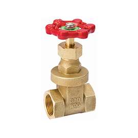 B & K ProLine 100-207NL Gate Valve, 1-1/2 in FPT, Brass