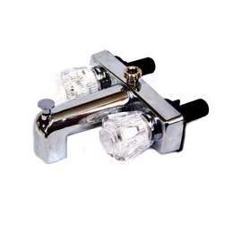 US Hardware RV-022B Tub and Shower Diverter, 1/2 in, Plastic, Chrome