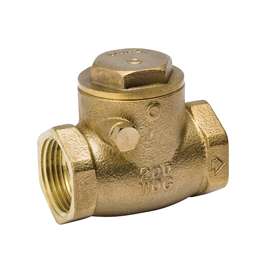B & K ProLine 101-003NL Check Valve, 1/2 in IPS, 200 psi, Brass
