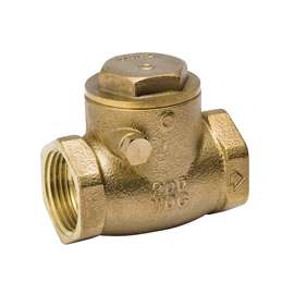 B & K ProLine 101-006NL Check Valve, 1-1/4 in IPS, 200 psi, Brass