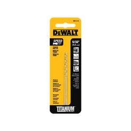DeWALT DW1310 Jobber Bit Drill Bit, Parabolic Flute, 2 in L Flute, Straight Shank, 1-1/8 in L Shank
