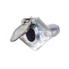 US Hardware RV-495C Trailer Connector, 6-Pole, Male Contact