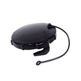 US Hardware RV-509B Termination Cap, 3 in ID, Plastic