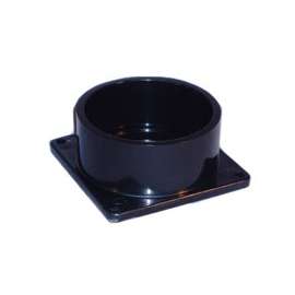 American Hardware RV-702B Slip Socket Flange, 3 in ID, Female, ABS