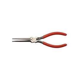 Crescent 7776CVN/7776CV Nose Plier, Steel Alloy Jaw, 6-1/2 in OAL, Red Handle