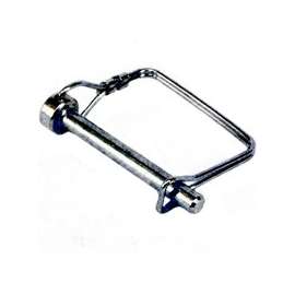 American Hardware RV-867C Pin Coupler Lock, Steel, Silver Zinc
