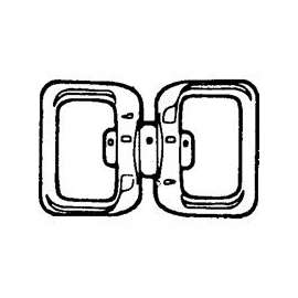 BARON 2017Z Chain Swivel, 3/4 in, Zinc