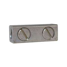 GB GSPA-2 Dual Splicer/Reducer, 14 to 10 AWG Stranded, 14 to 2 AWG Solid, Aluminum, Silver