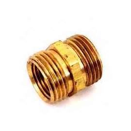 Plumb Pak PP850-61 Hose Adapter, 3/4 in MHT x 3/4 in FIP x 1/2 in FIP, Brass