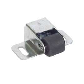 US Hardware WP-9174C Roller Catch, Rubber/Steel, Mill, 1 Carded