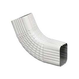 Amerimax 27065 Gutter Side Elbow, Aluminum, White