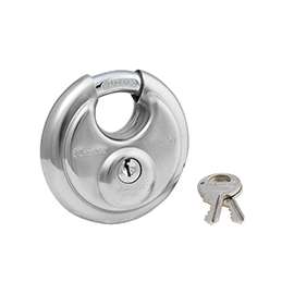 Master Lock 40D Padlock, 2-3/4 in W Body, Stainless Steel
