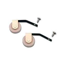 Prime-Line B 609 Roller Assembly, 1 in Dia Roller, Steel, White