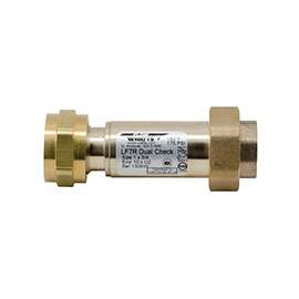 Watts 3/4X3/4 LF7RU2-2 Check Valve, 3/4 in Union FNPT x FNPT, 10 to 175 psi, Brass