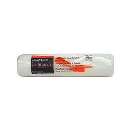 Linzer WC RC 100C Paint Roller Cover, 1/4 in Thick Nap, Fabric Cover, White