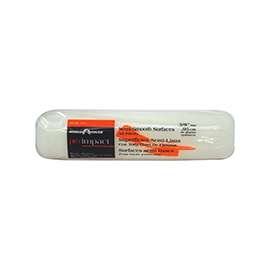 Linzer WC RC 101C Paint Roller Cover, 3/8 in Thick Nap, Fabric Cover, White