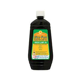 Ultra-Pure 60013 Odorless Sootless Smokeless Lamp Oil, 32 oz, Green, Liquid