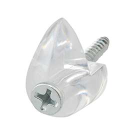 OOK 53203 Mirror Clip Set, 20 lb Weight Capacity, Wall Mounting, Plastic