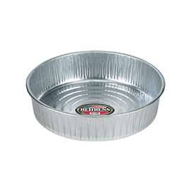 Behrens 2168 Drain/Utility Pan, 3 gal Capacity, Galvanized Steel