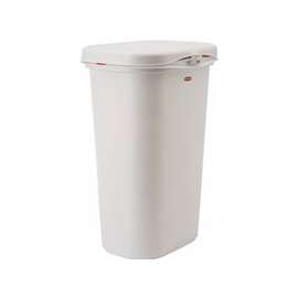 Rubbermaid 5L58 Series FG5L5806WHT Waste Can, 52 qt Capacity, Plastic, White