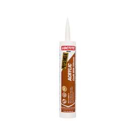 Loctite POLYSEAMSEAL 1507600 Acrylic Caulk, White, 10 oz Cartridge