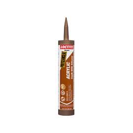 Loctite POLYSEAMSEAL 1507596 Acrylic Caulk, Dark Brown, 10 oz Cartridge