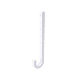 B & K P01-125HC Baby J-Hook, 1-1/4 in Opening, ABS