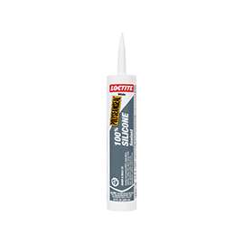 Loctite POLYSEAMSEAL 1508975 Silicone Sealant, White, 10 oz Cartridge