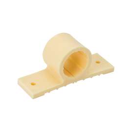B & K P28-075HC 2-Hole, Standard Pipe Clamp, Polypropylene