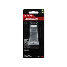 Bondo Dynatron 912 Liquid Hardener, 0.37 oz, Tube, Clear, Liquid