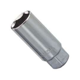 Vulcan Deep Spark Socket, 1/2 In, 13/16 In, Chrome Vanadium Steel, Chrome